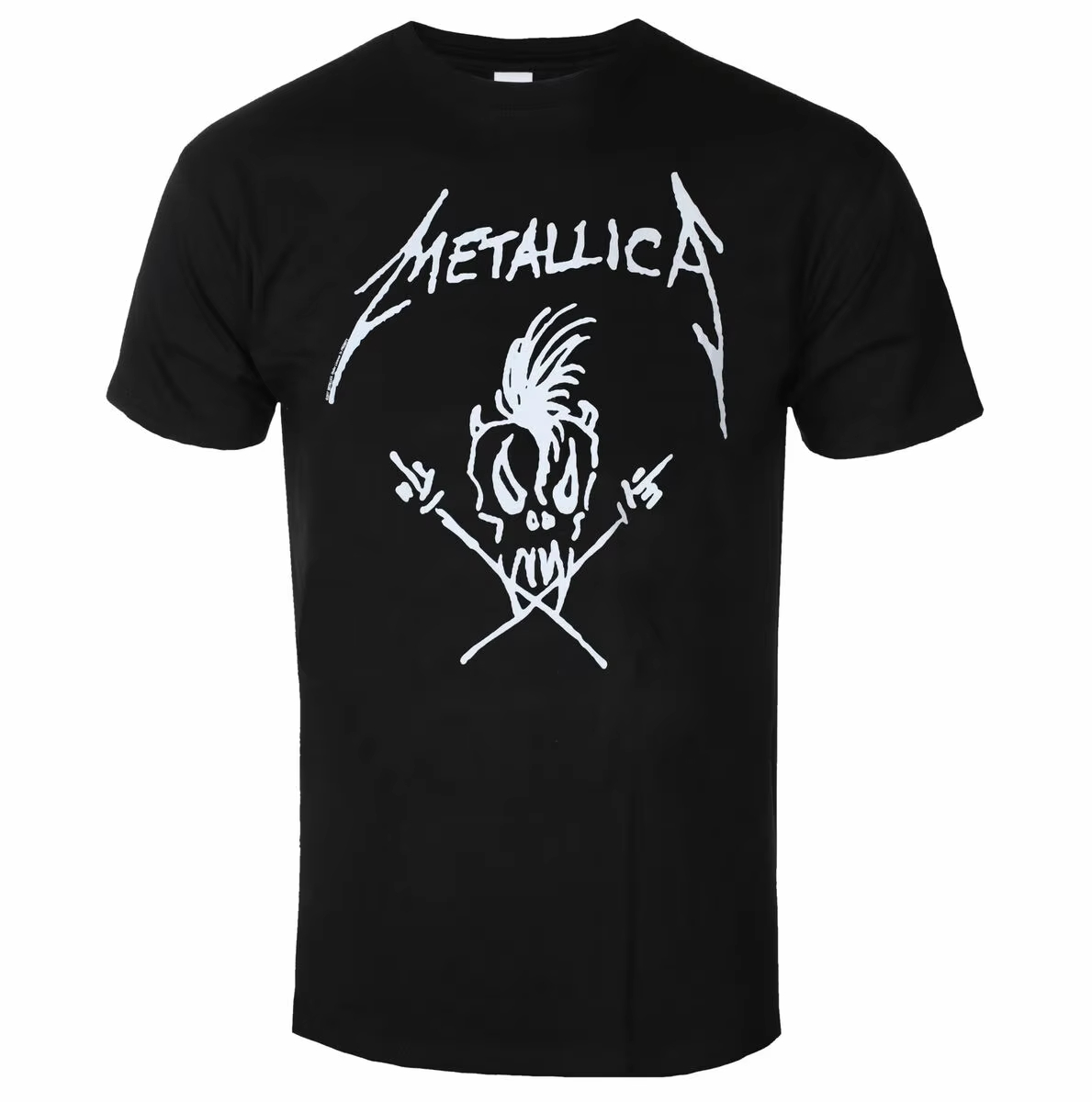 Street Fashion For Short Guys - 2026年新作 METALLICA - オリジナル「SCARY GUY」プリントTシャツ -