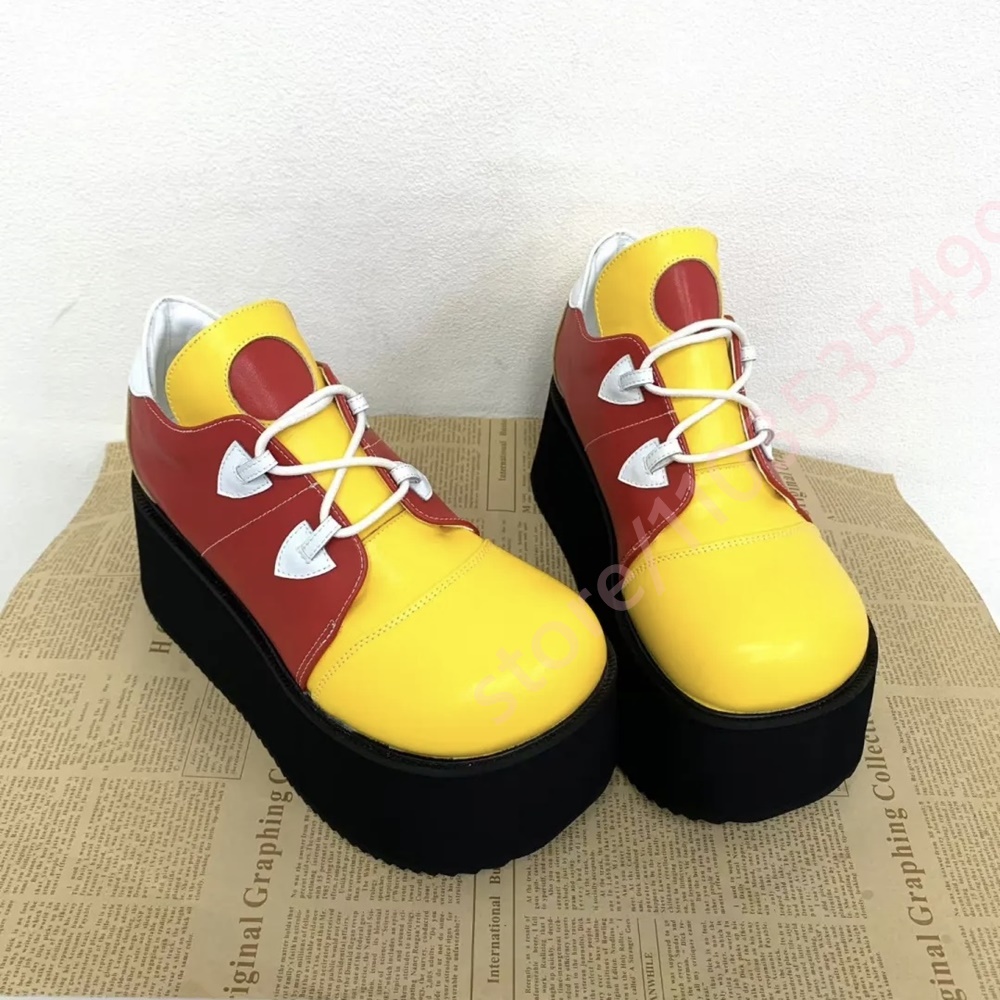 レディースカラーブロックプラットフォームスニーカー 2026 - Street Fashion Y2K のレビューと価格